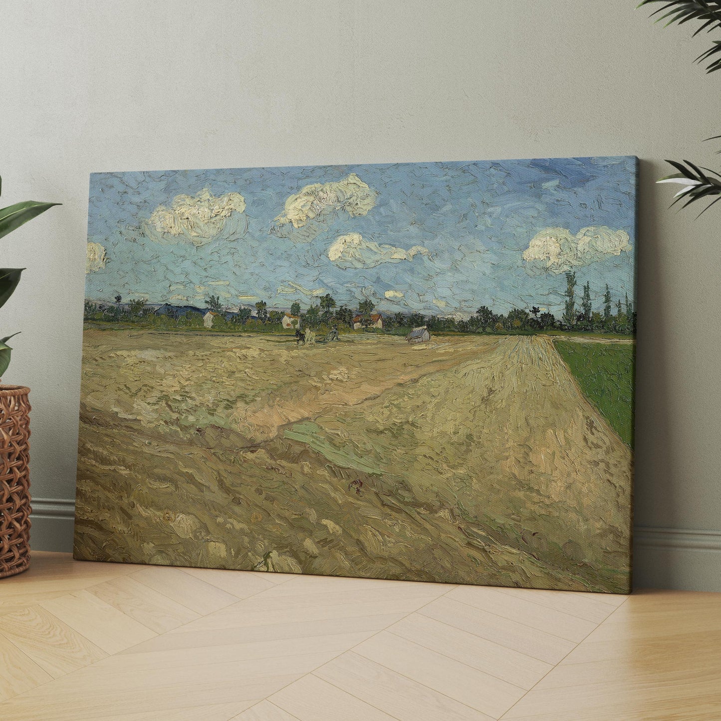 Ploughed Fields (1888) by Van Gogh