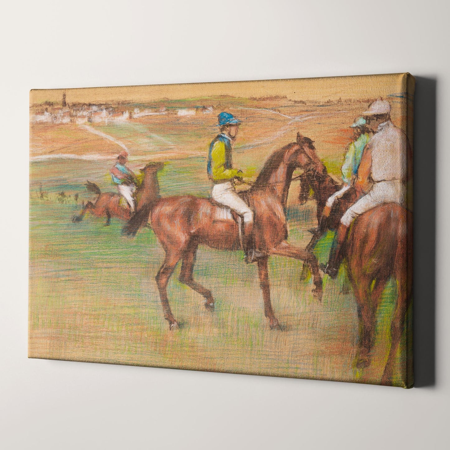 Race Horses (1885–1888) by Edgar Degas