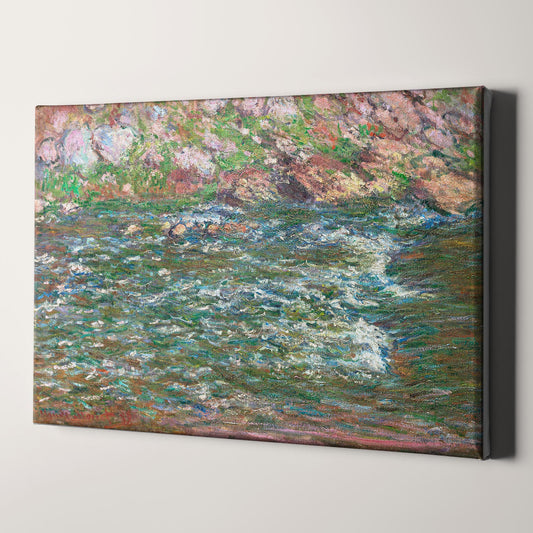 Rapids on the Petite Creuse at Fresselines (1889) by Claude Monet,
