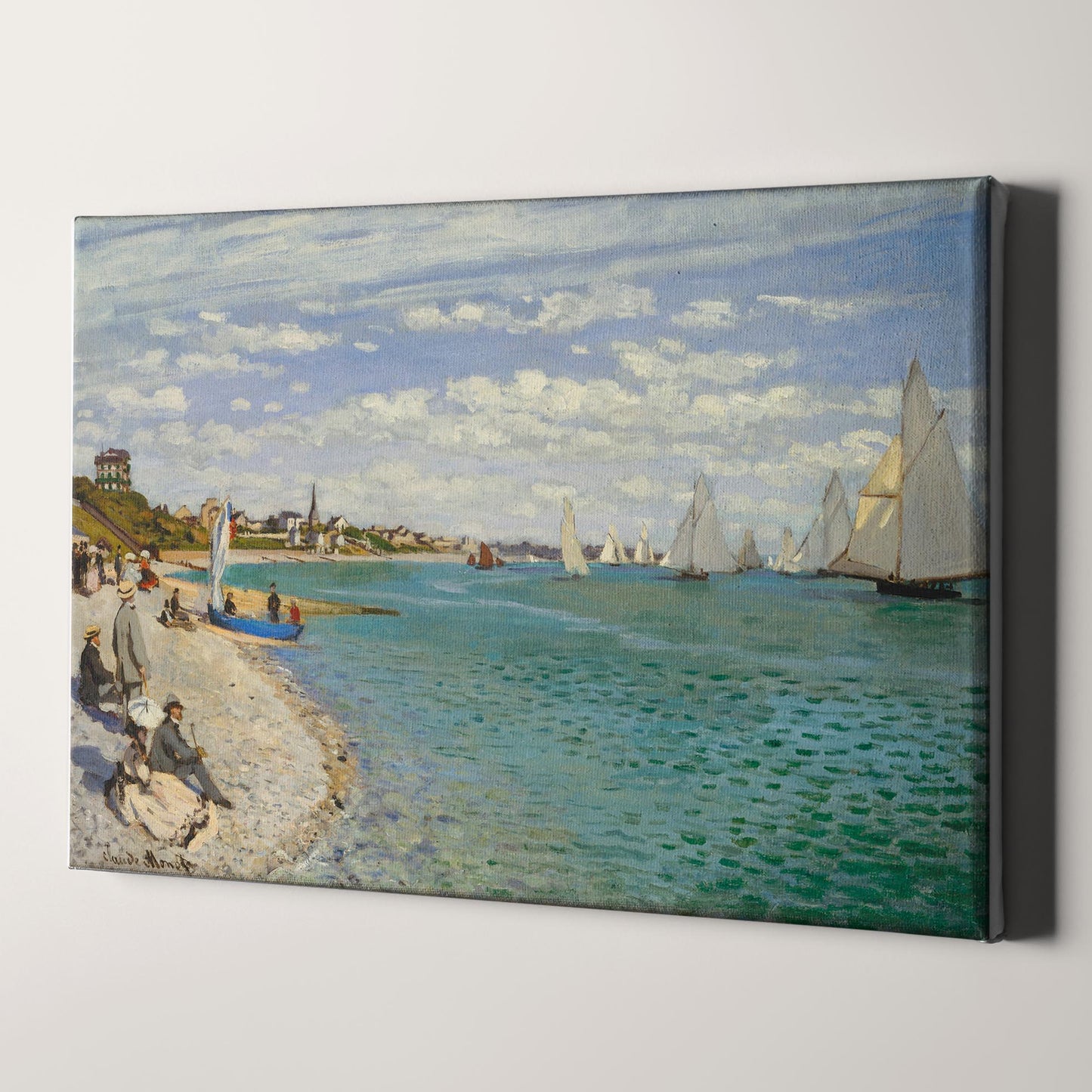 Regatta at Sainte-Adresse (1867) by Claude Monet