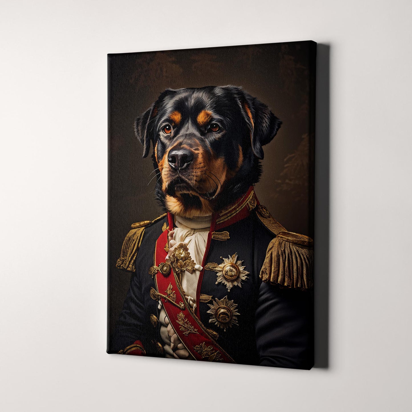 Rottweiler Dog Aristocrat Portrait