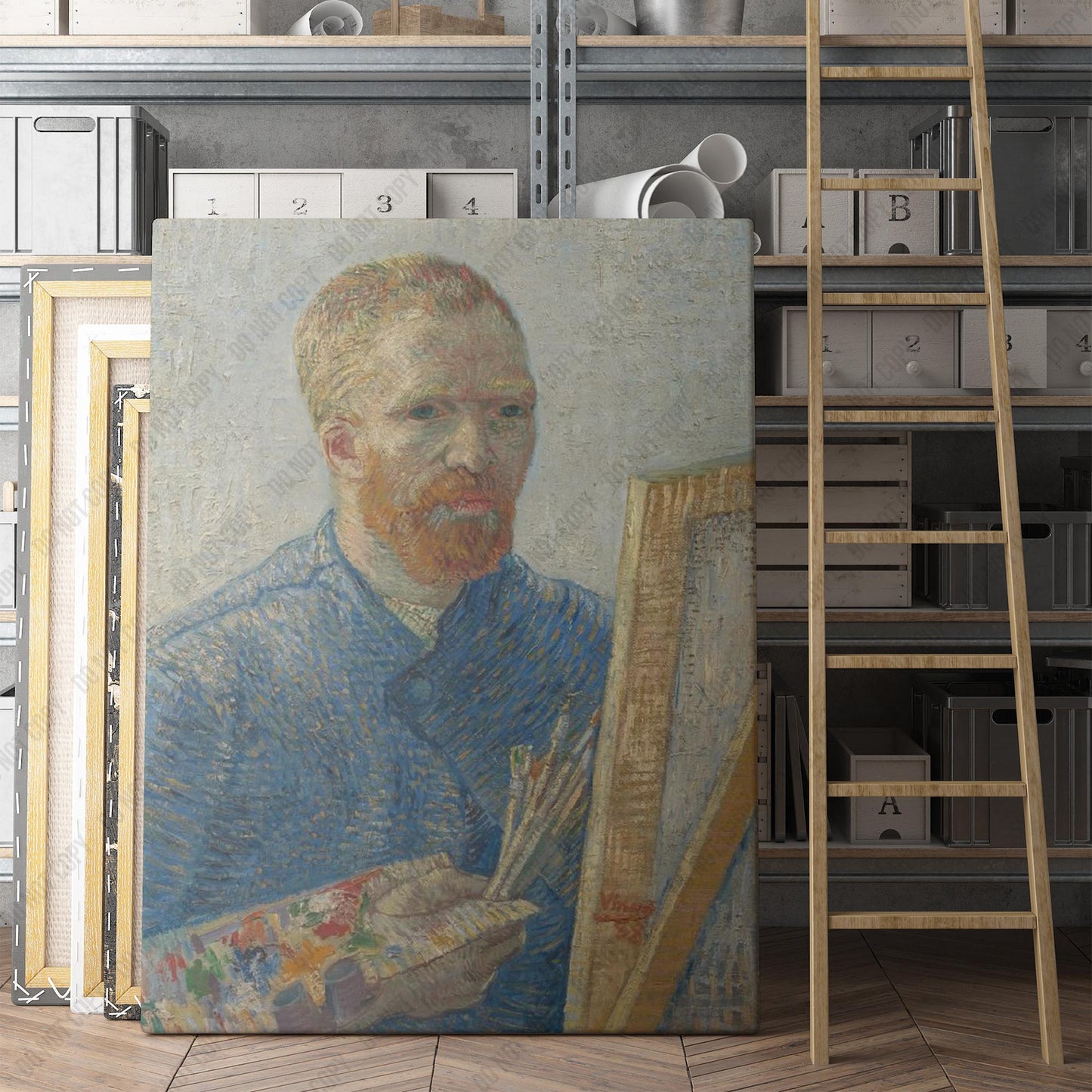 Self-Portrait as a Painter (1888) by Van Gogh