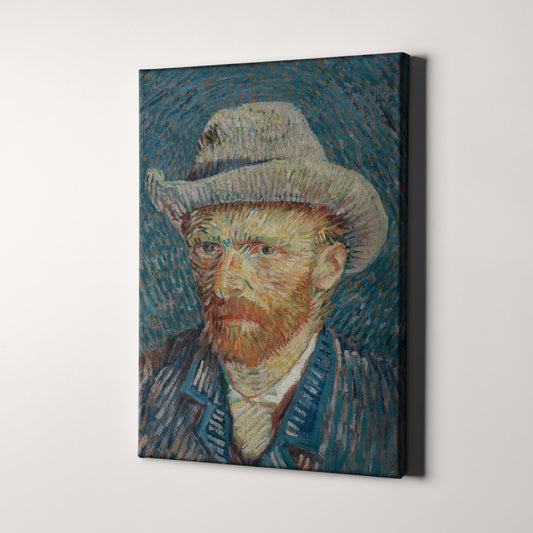 Self-Portrait with Grey Felt Hat (1887) by Van Gogh