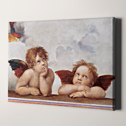 Sistine Madonna by Raphael - The Two Angels, Cherubs