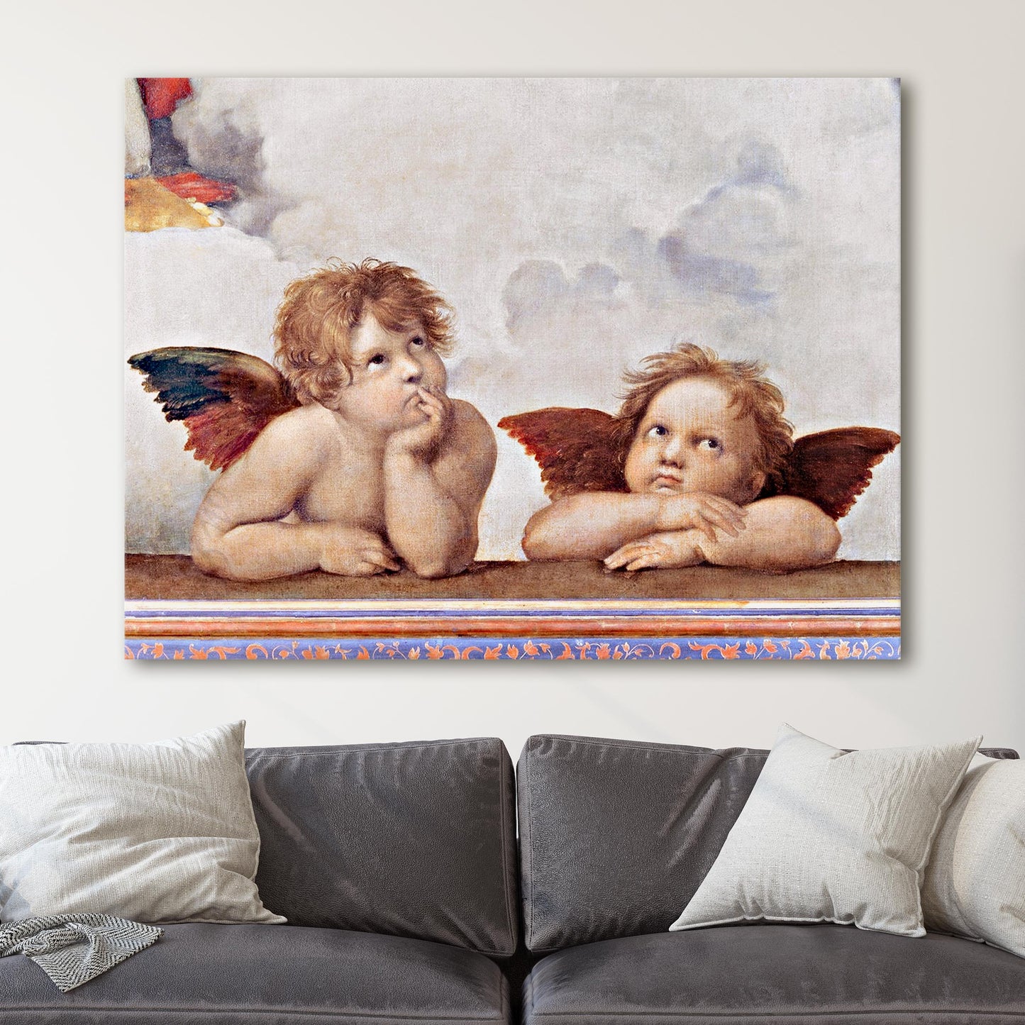 Sistine Madonna by Raphael - The Two Angels, Cherubs