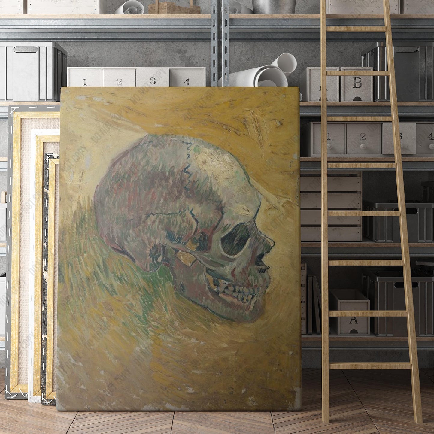 Skull (1887) by Van Gogh