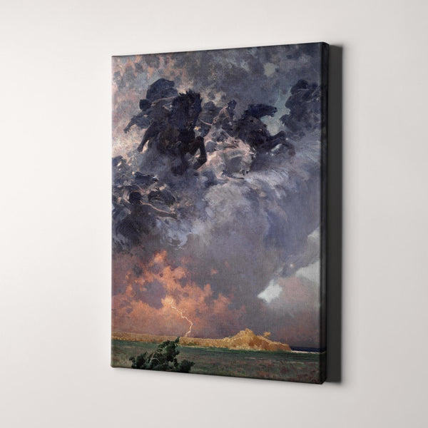 Storm (1925) by Zdzisław Jasiński Canvas Wall Art Prints – Big