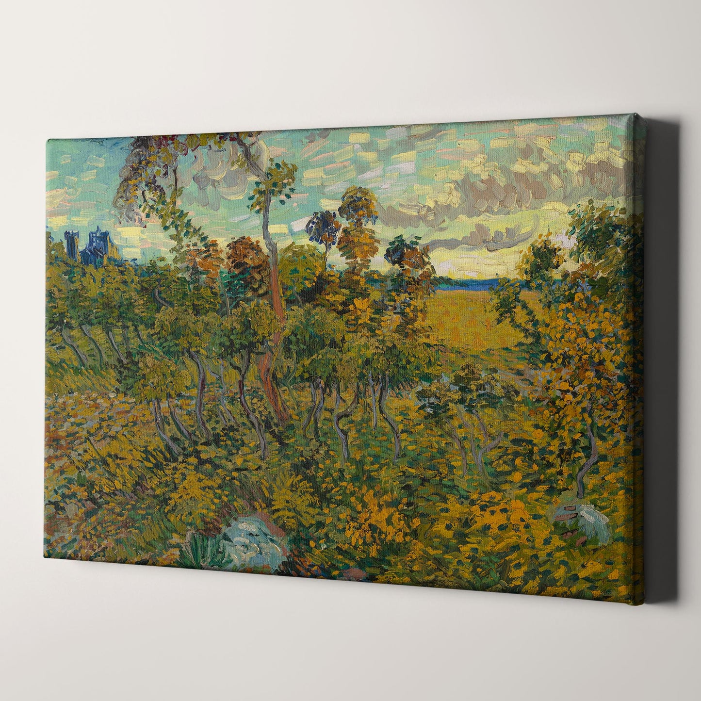 Sunset at Montmajour (1888) Van Gogh
