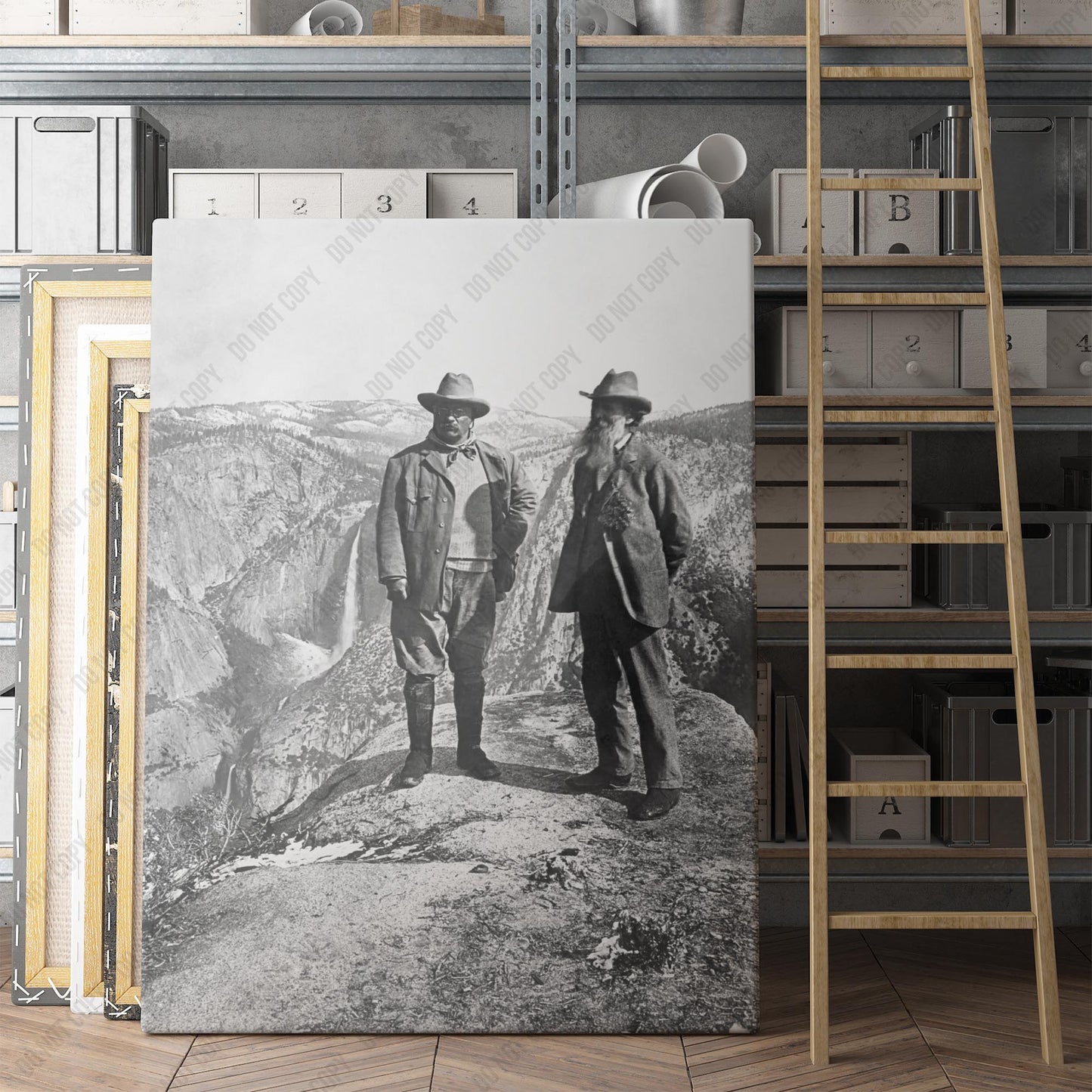 Teddy Roosevelt & John Muir in Yosemite