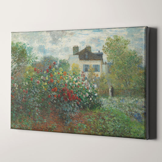 The Artist's Garden in Argenteuil (1873) by Claude Monet