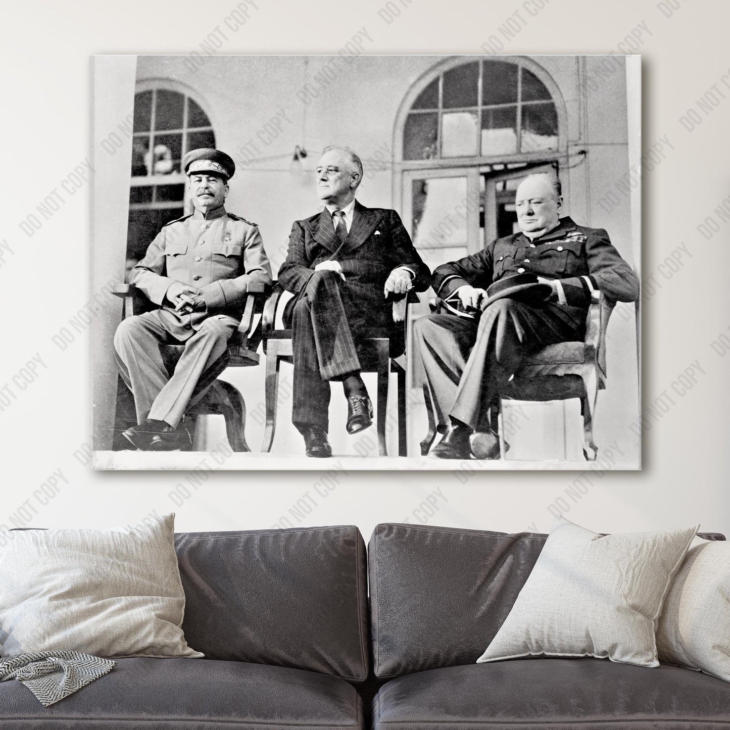 The Big Three - Stalin, FDR, Churchill