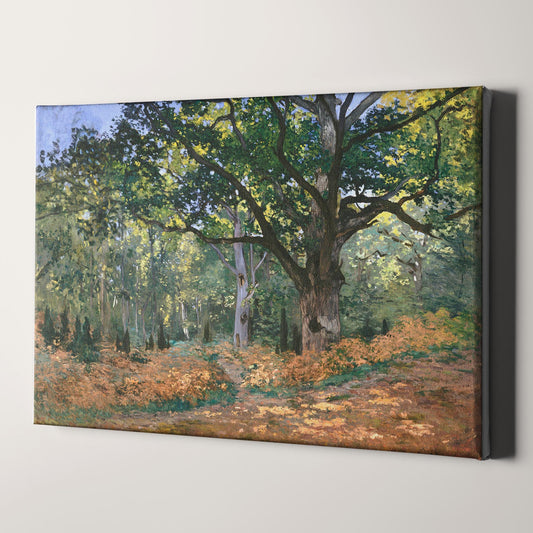 The Bodmer Oak, Fontainebleau Forest (1865) by Claude Monet