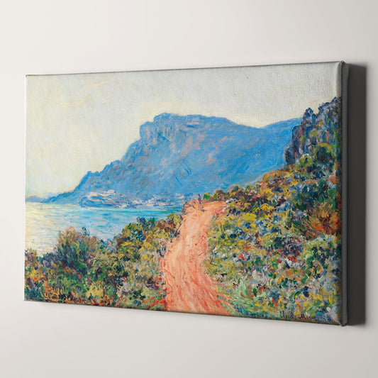 The Corniche near Monaco (1884) by Claude Monet