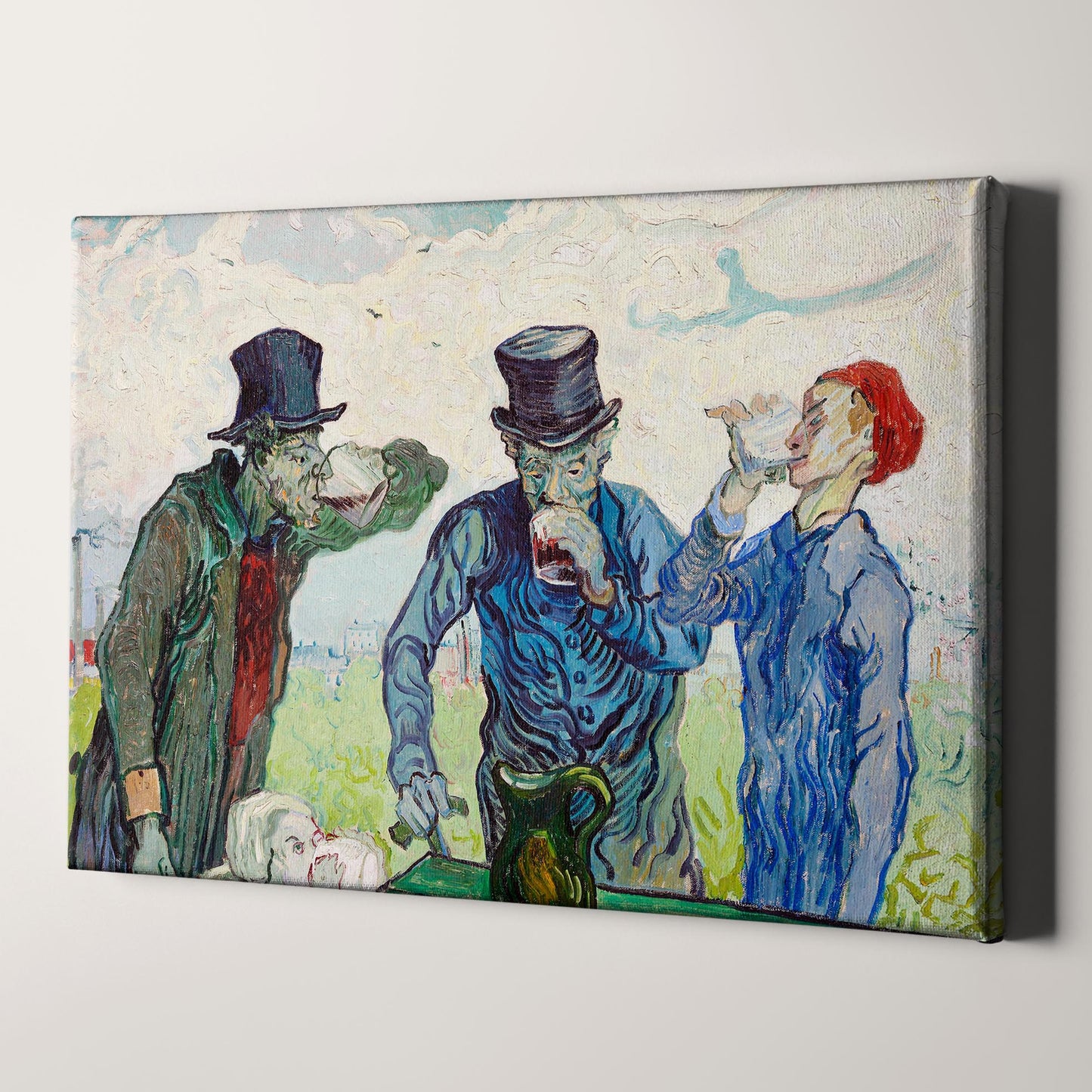 The Drinkers (1890) by Van Gogh