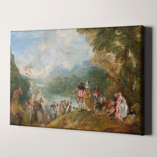 The Embarkation for Cythera (1717) by Jean-Antoine Watteau