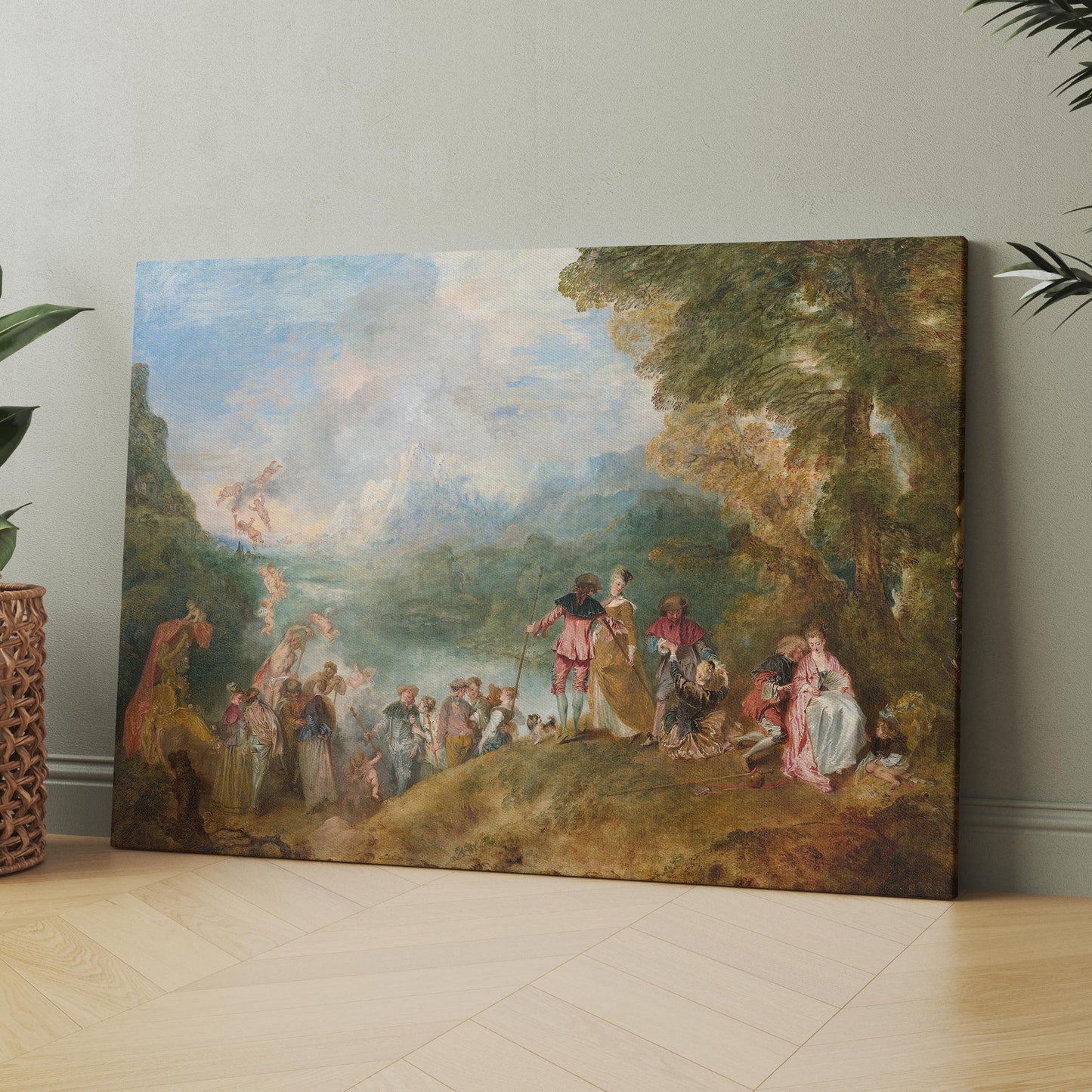 The Embarkation for Cythera (1717) by Jean-Antoine Watteau