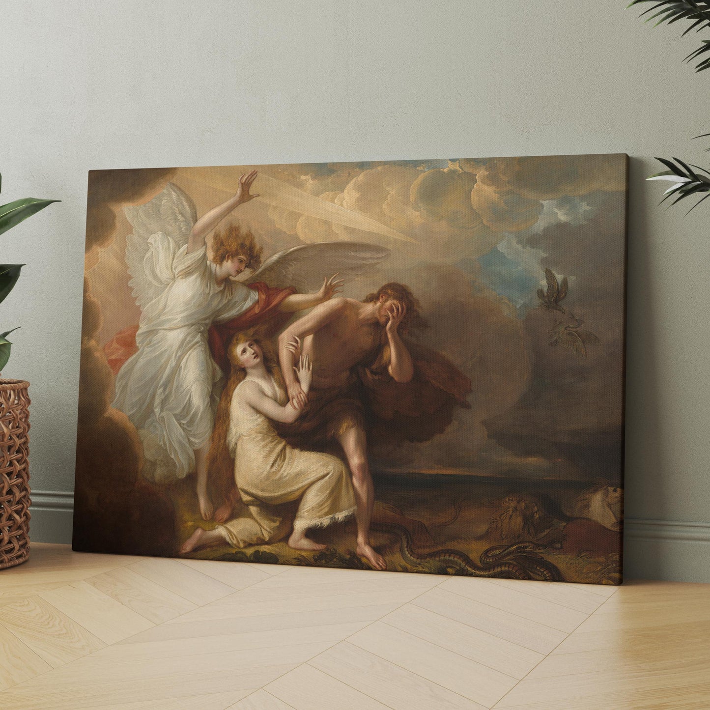 The Expulsion of Adam and Eve from Paradise (1791) by Benjamin West