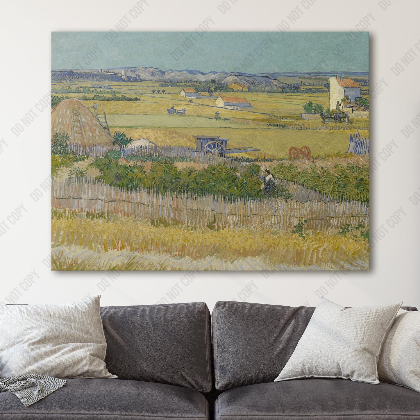 The Harvest (1888) by Van Gogh