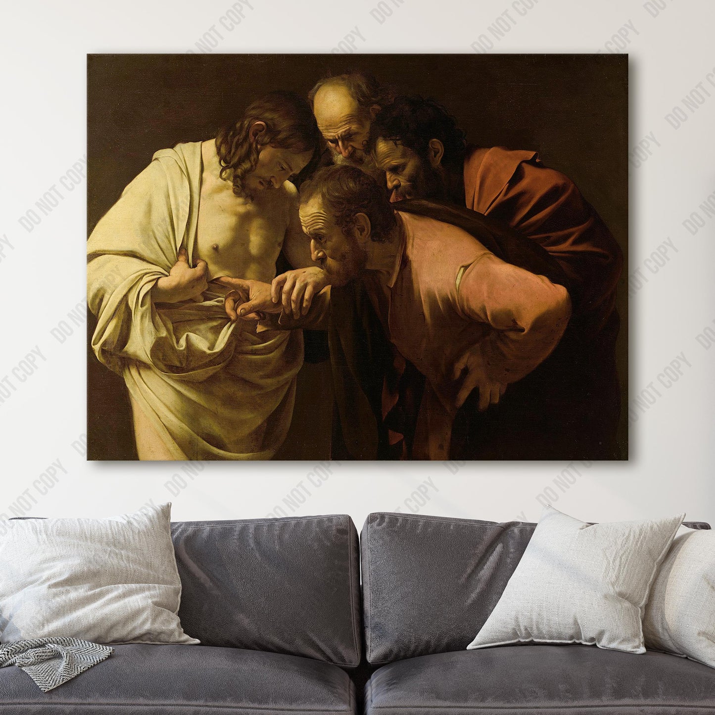 The Incredulity of Saint Thomas by Caravaggio