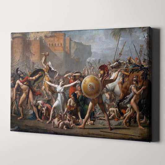 The Intervention of the Sabine Women (1799) by Jacques-Louis David