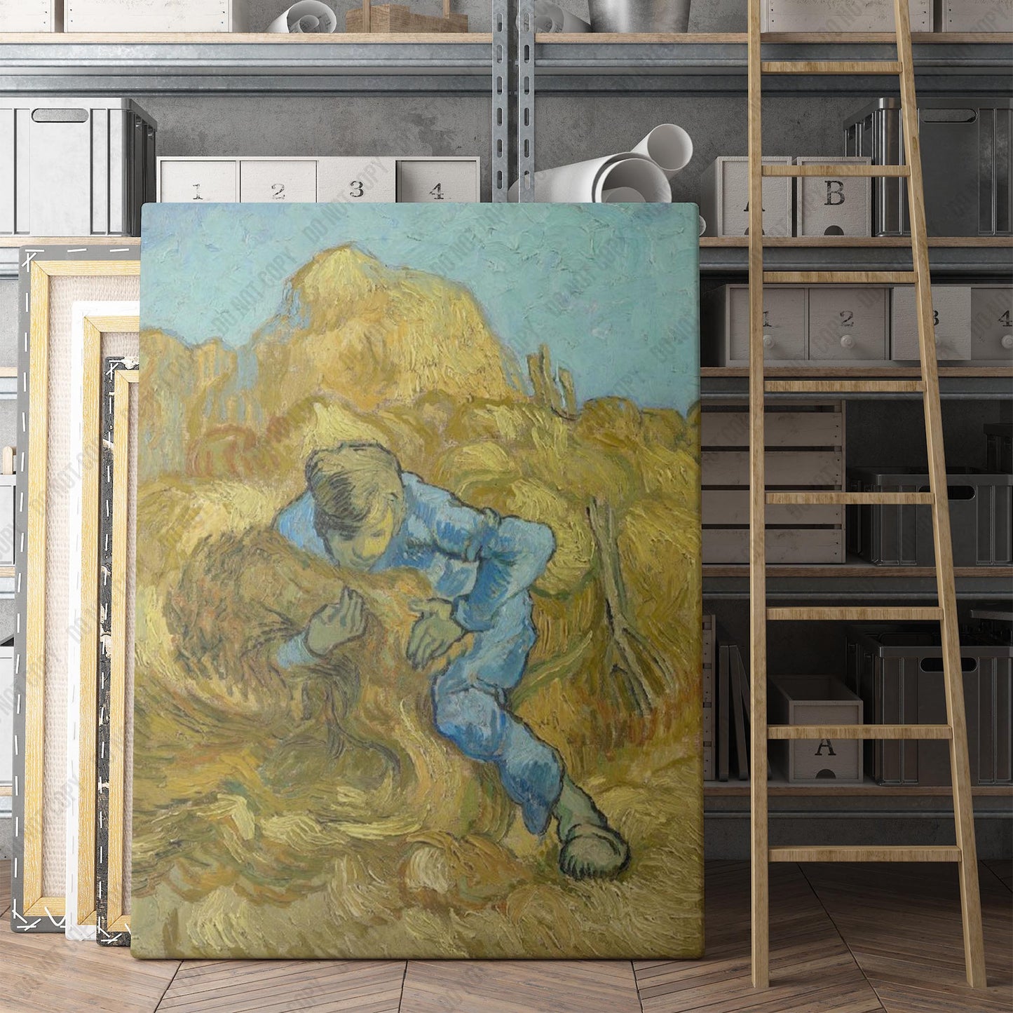 The Sheaf-Binder (1889) by Van Gogh