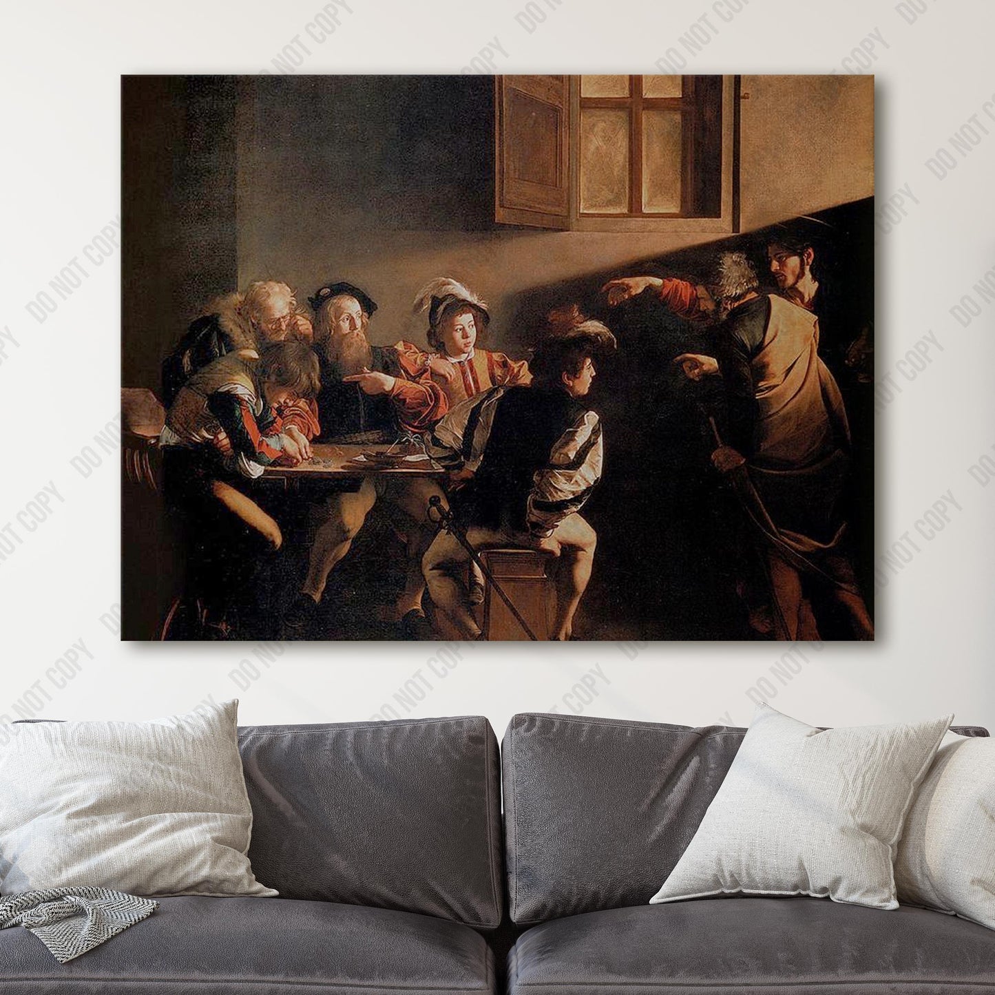 The Vocation of Saint Matthew by Caravaggio