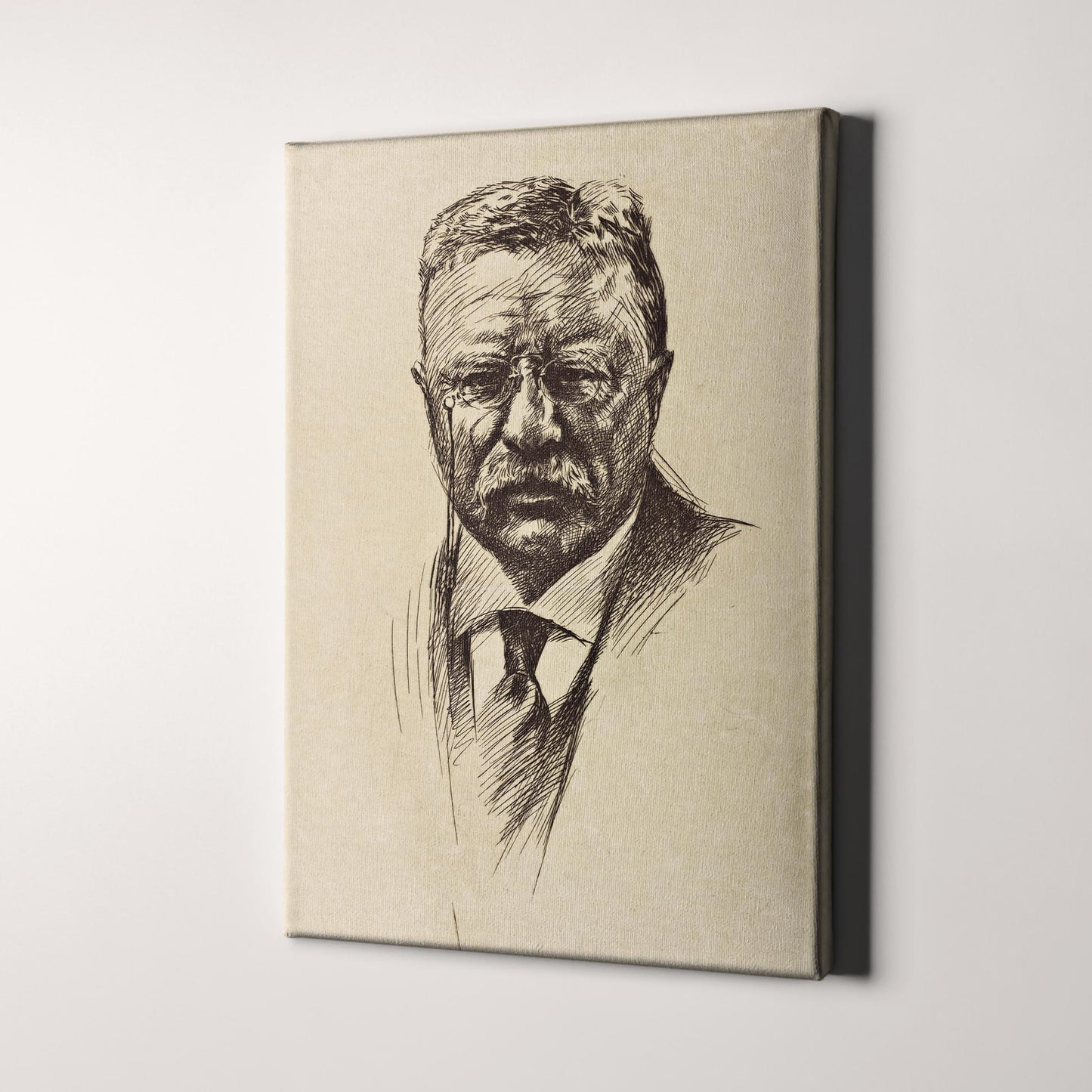 Theodore Teddy Roosevelt Bust Portrait 1919