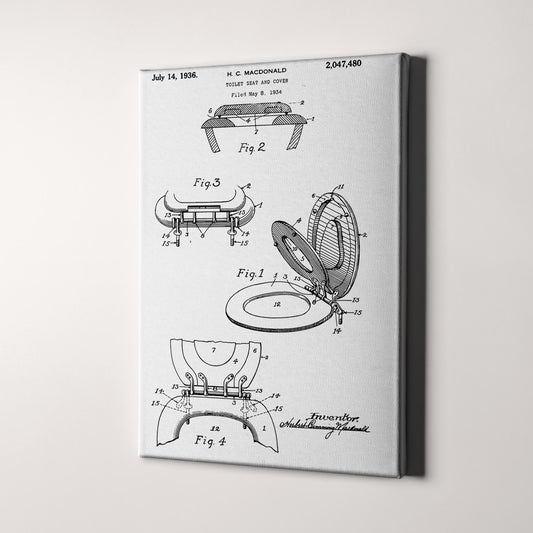 Toilet Seat Blueprint Patent