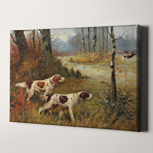 Two English Pointer Dogs