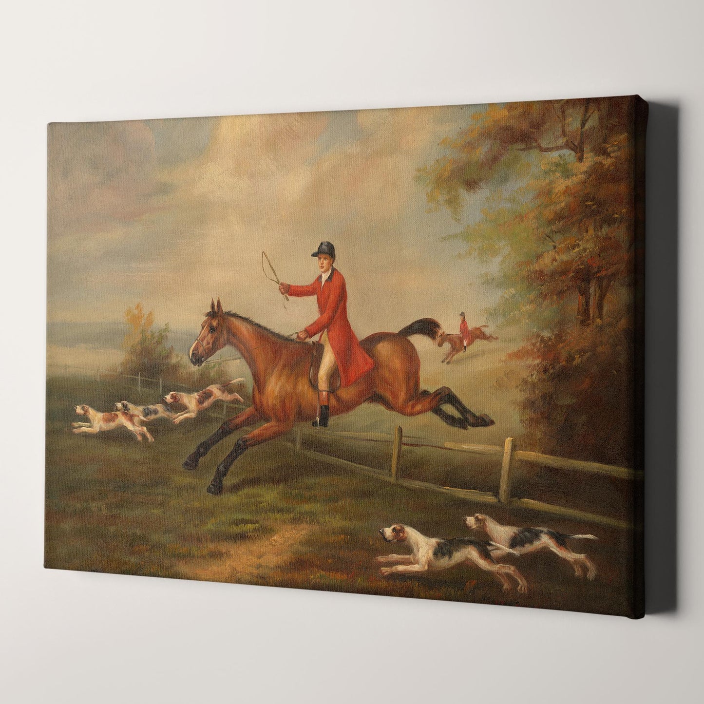 Fox Hunting Scene by J.N. Sartorius