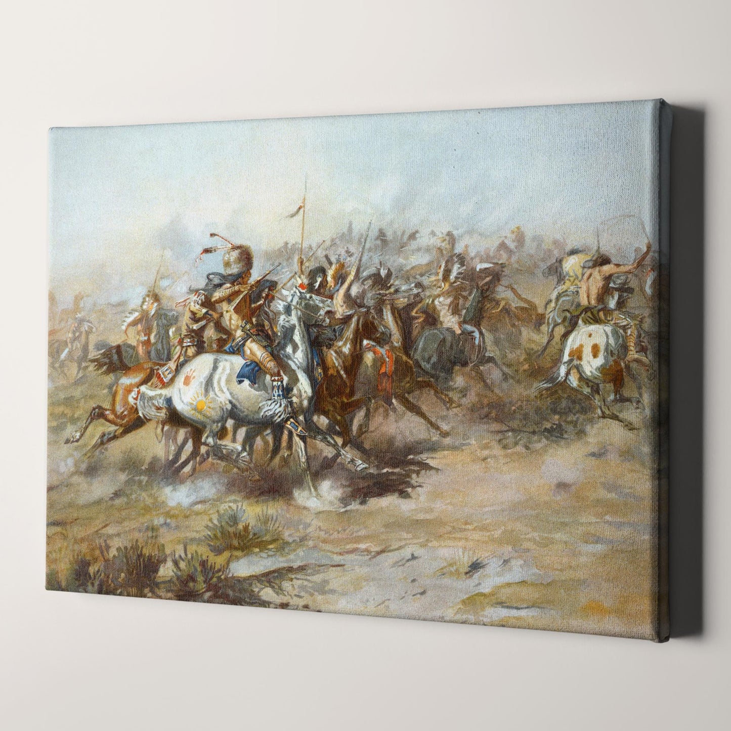 Battle of the Little Bighorn (1876) by Charles Marion Russell