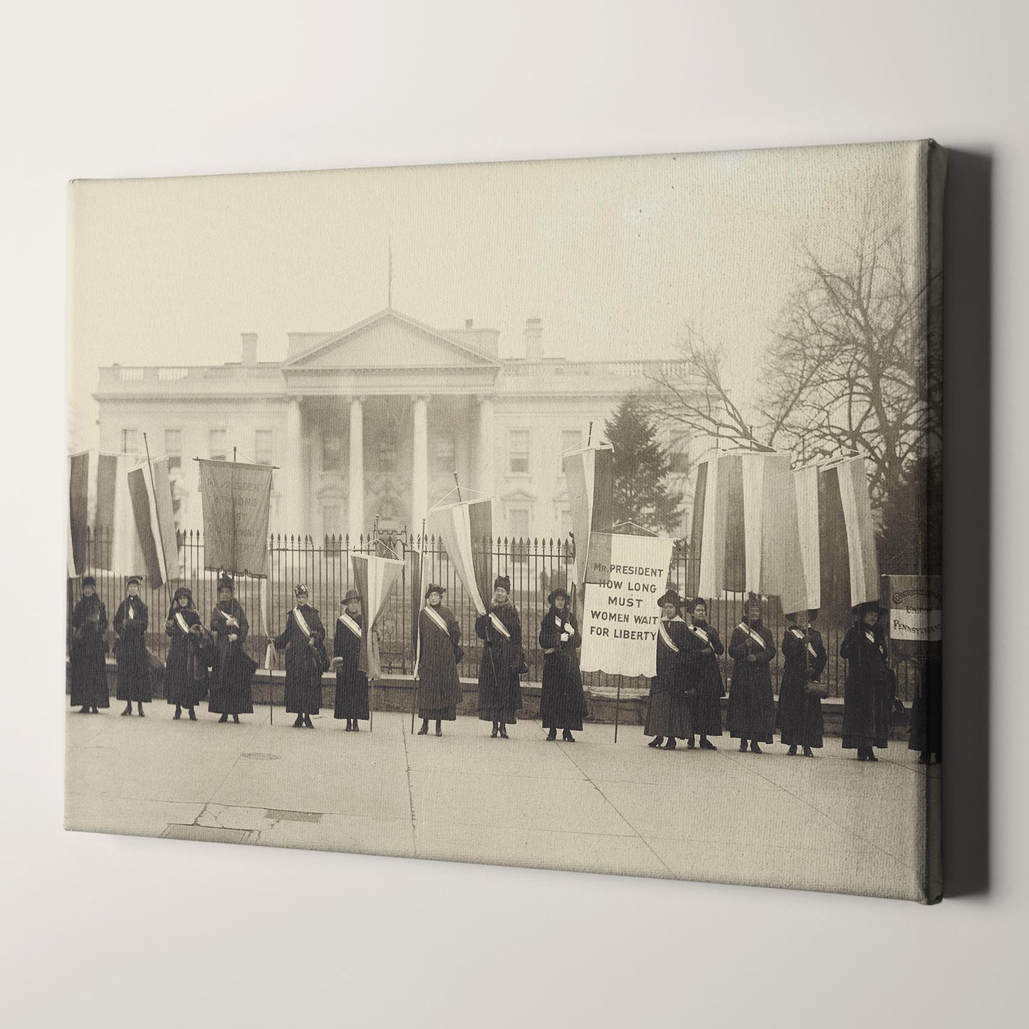 Women's Suffrage Protest at the White House c. 1917