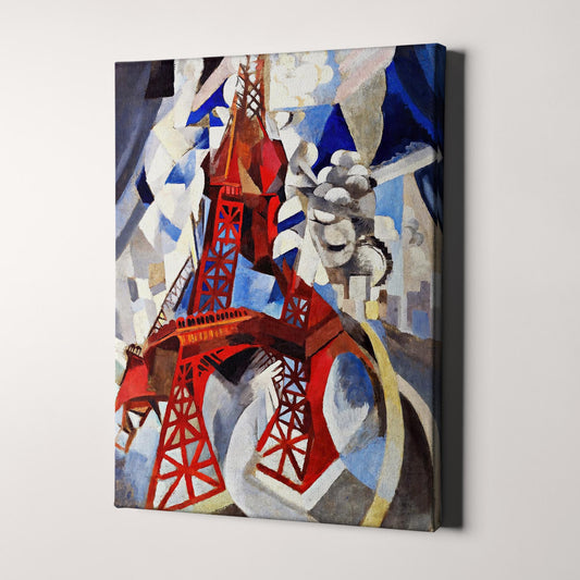 Red Eiffel Tower (1911) by Robert Delaunay