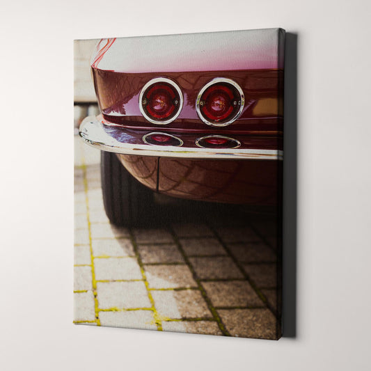 Vintage Red Corvette Sting Ray Bumper