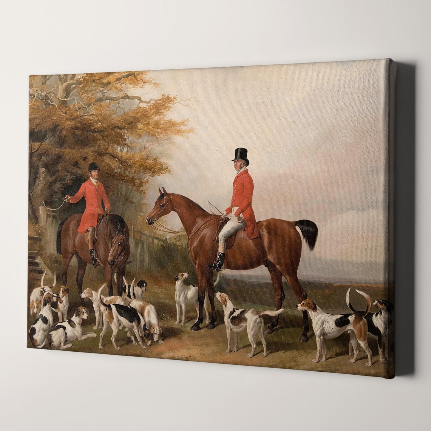 The Meeting Fox Hunt Scene by William Barraud