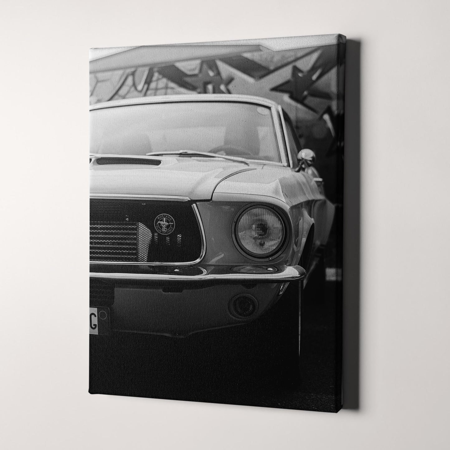 Ford Mustang in Black & White