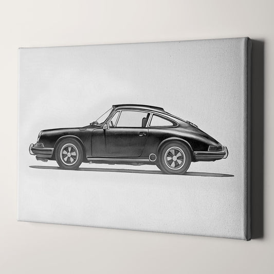 Classic Porsche 911 Drawing