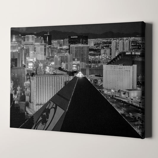 Las Vegas Skyline in Black & White