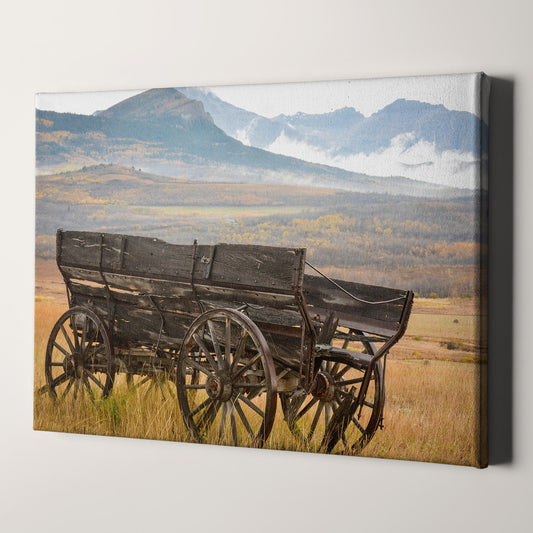 Rustic Wagon Landscape