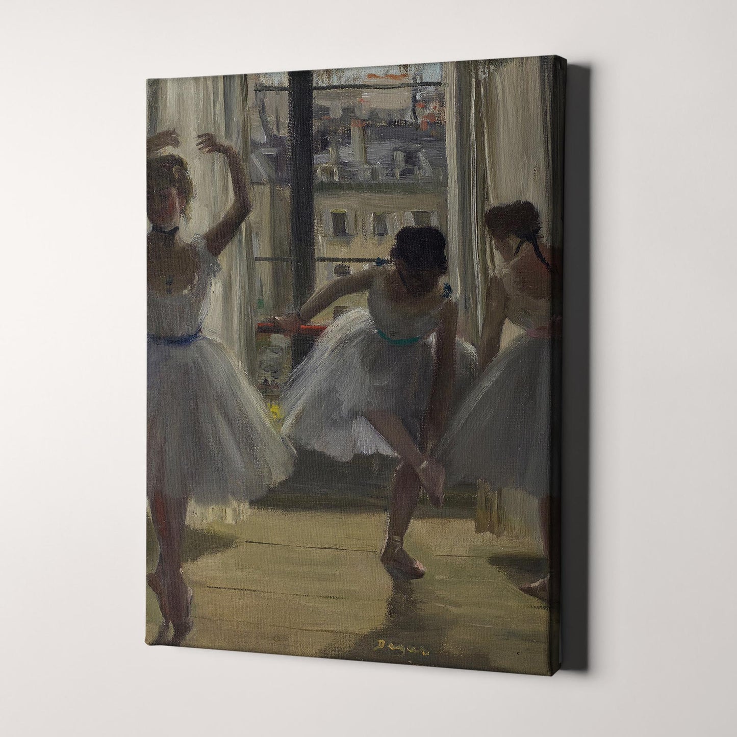 Three Dancers in an Exercise Hall by Edgar Degas