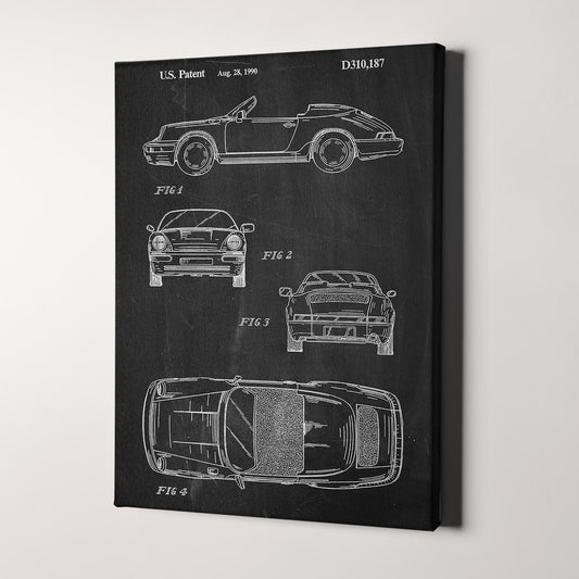 Black Porsche Patent 1990