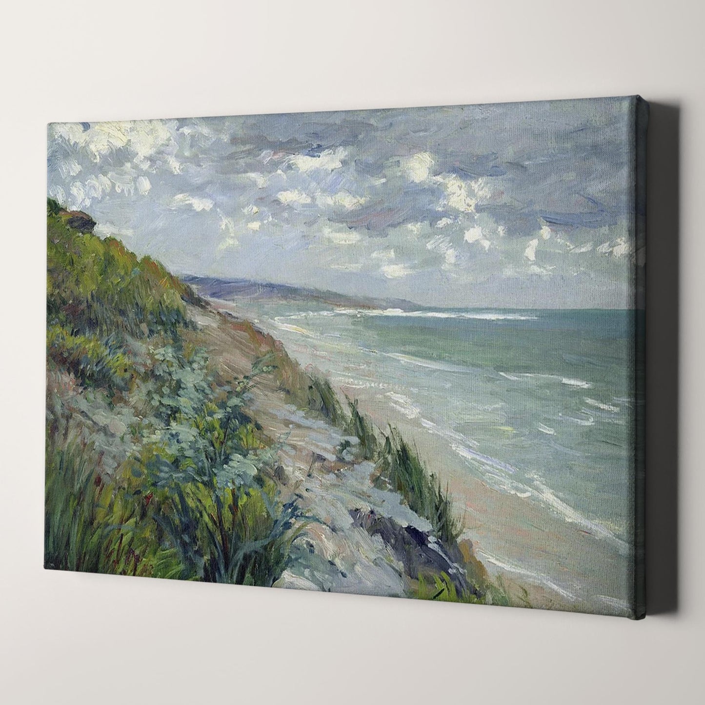 Cliffs by the Sea at Trouville by Gustave Caillebotte