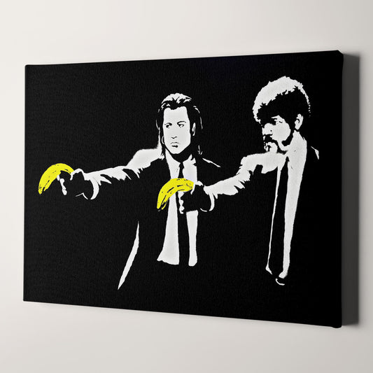 Pulp Fiction Bananas Banksy