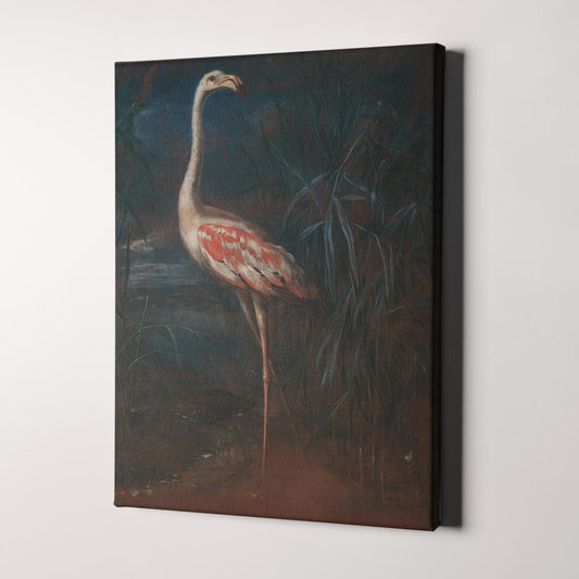 Vintage Flamingo Painting