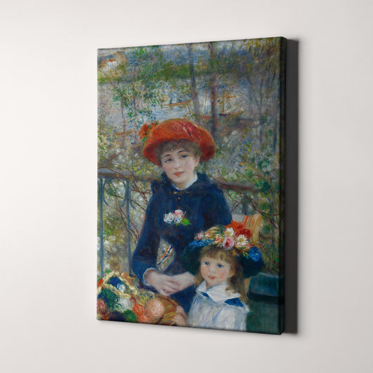 Two Sisters (On the Terrace) (1881) by Renoir