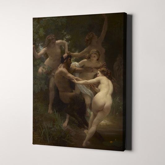 Nymphs and Satyr by William-Adolphe Bouguereau