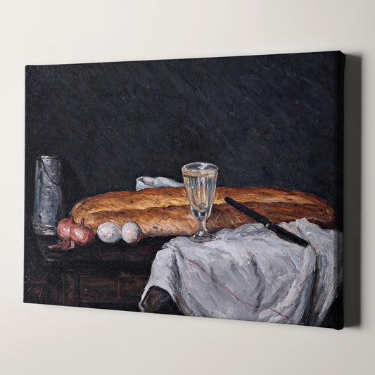 Still Life with Bread and Eggs by Paul Cezanne