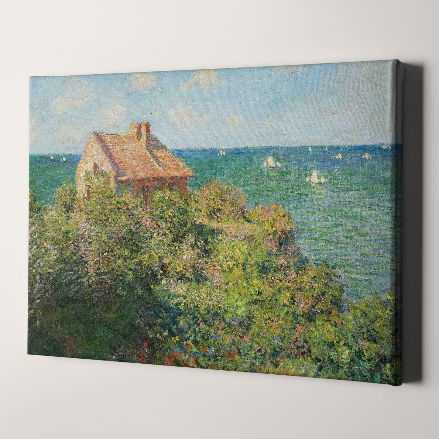 Fisherman's Cottage at Varengeville by Claude Monet