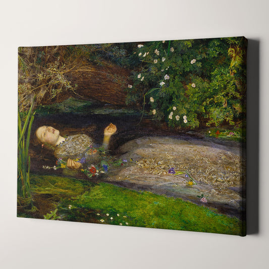 Ophelia from William Shakespeare's Play Hamlet by John Everett Millais