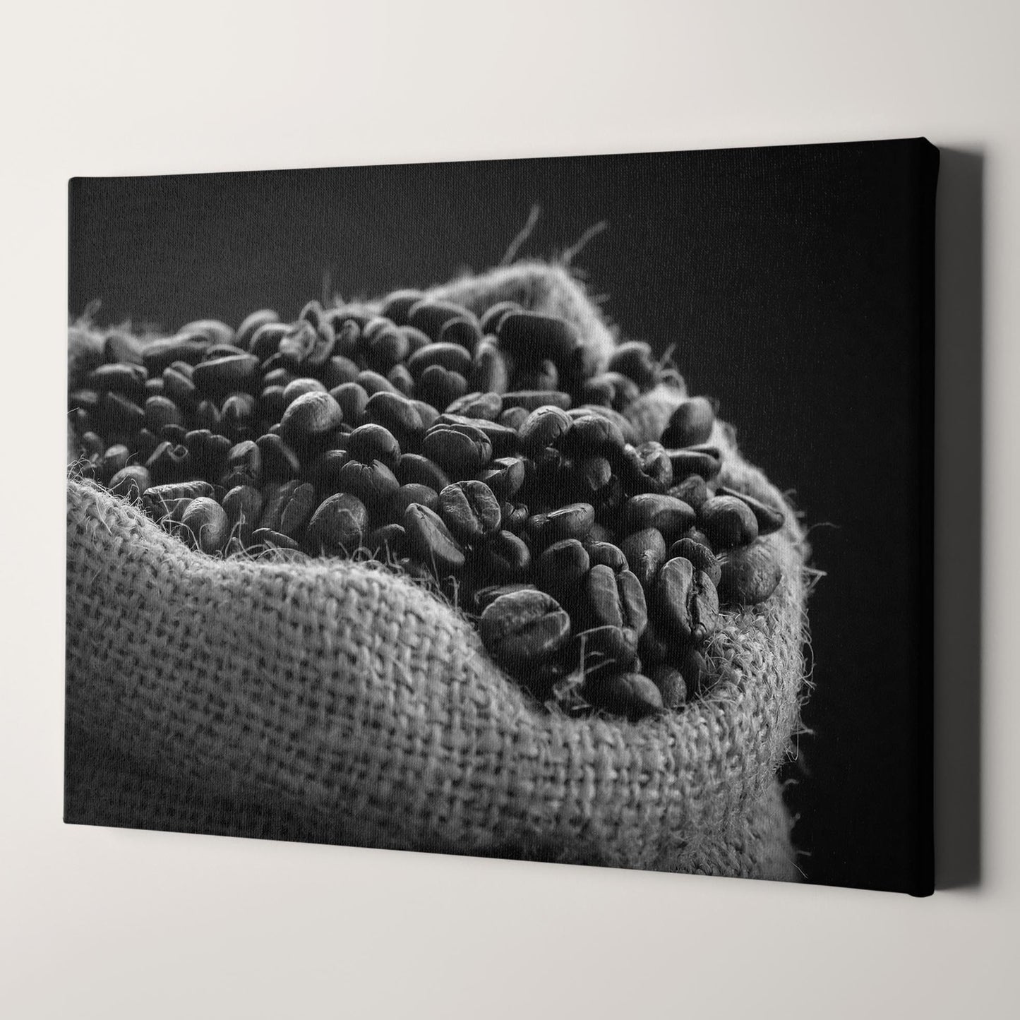 Coffee Beans in Black & White